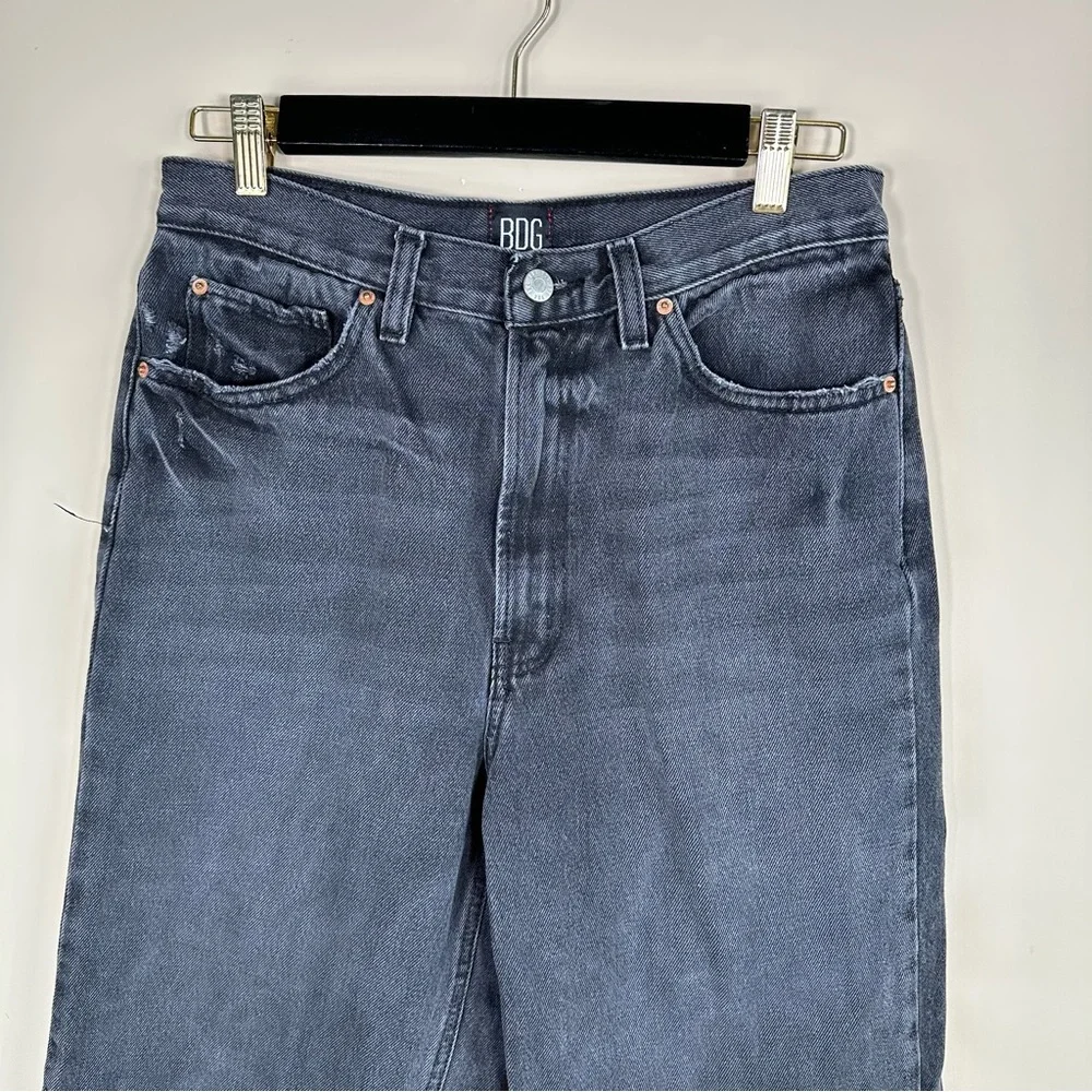 UO BDG High+Wide High Rise Gray Jeans - Picture 9 of 10